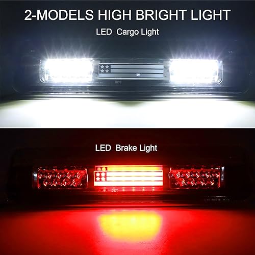 Miniatura 2 de Tercera luz de freno LED para Ford F150 04-08, 07-10 Explorer, 06-08 Lincoln Mark Lámpara de carga trasera de montaje alto