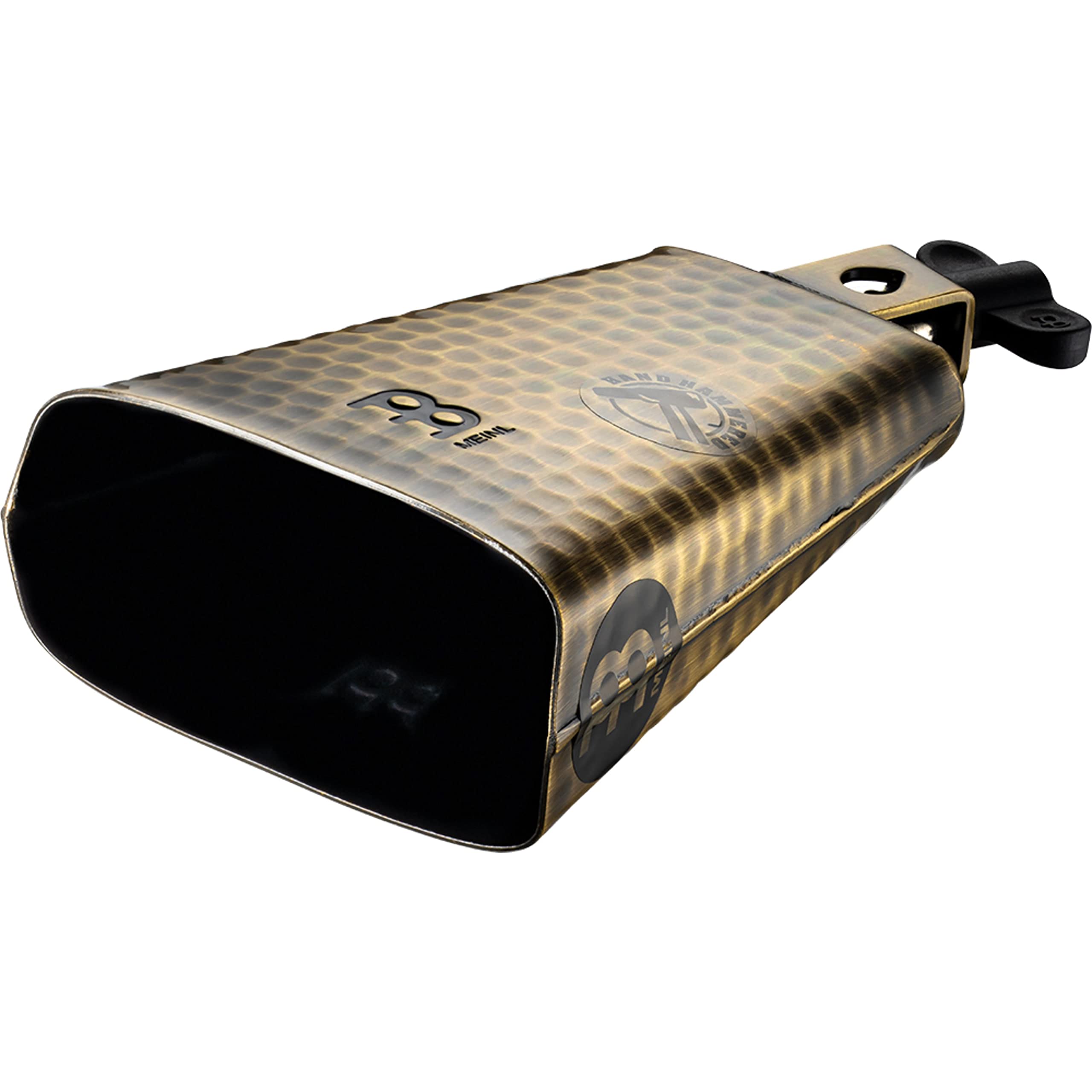 Meinl Percussion Hammered Timbales Cowbell - Mittelgroßes Aufschlagidiophon - Länge 6,25 Zoll - Montierbar - Handgehämmert - Messing, Gold (STB625HH-G)