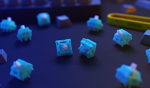 Miniatura 6 de Glorious Interruptor Lynx (LUBED) - 36 interruptores lineales de 5 pines montados en PCB para teclado mecánico - Interruptores de teclado lineales -