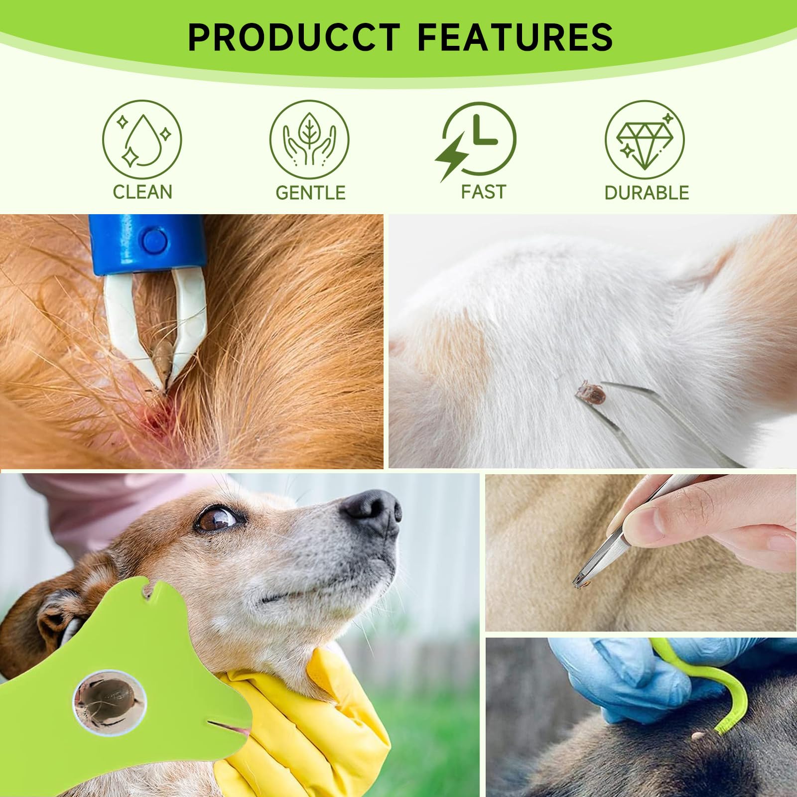 TAIHOBO Tick Remover Tools for Dogs Set 8PCS Painlessly Tick Remover for Humans Tick Remover for Cats with Storage Box Safe and Durable Tick Removal Tool - Image 3