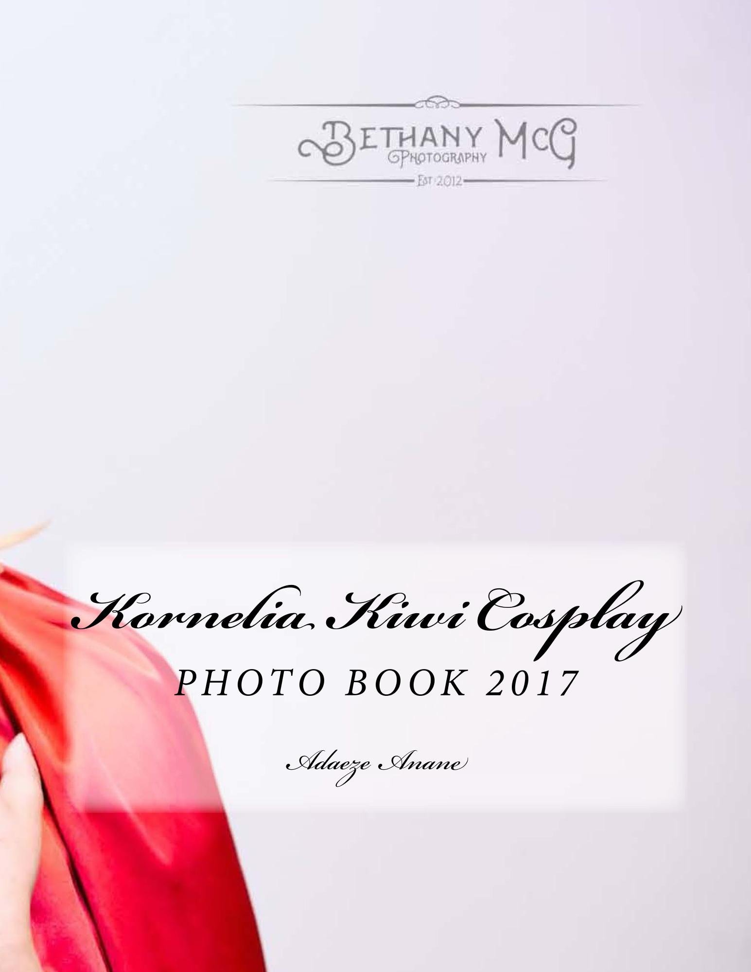 Cosplay Photo Book Kornelia Kiwi 2017 album à feuilleter dans votre salon