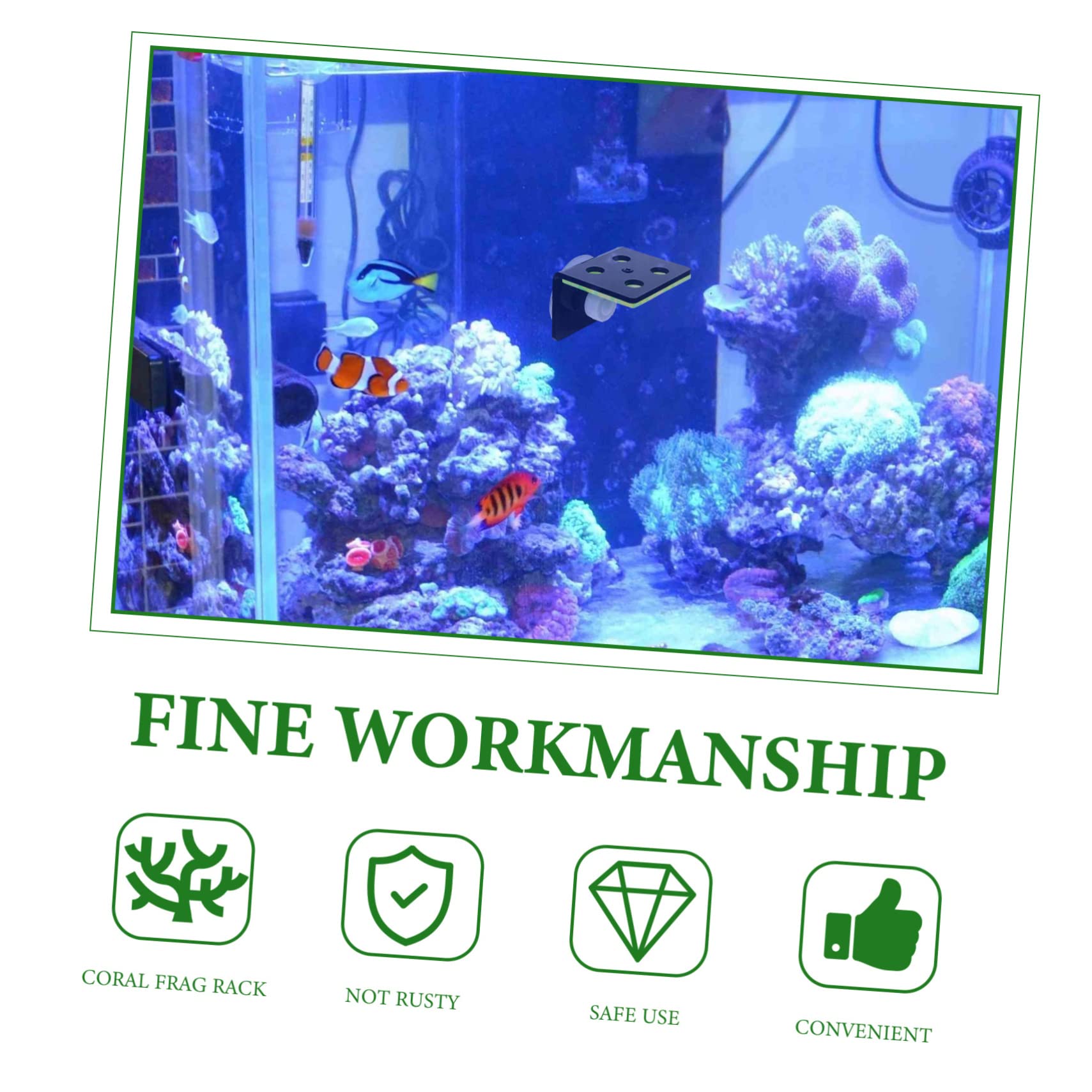 Kisangel 3stücke Double Layer Holder Aus Hochwertigem Stabiler Unterstützung Für Korallen Und Aquarienpflanzen Für Aquarien-Dekoration Und Korallen-zucht