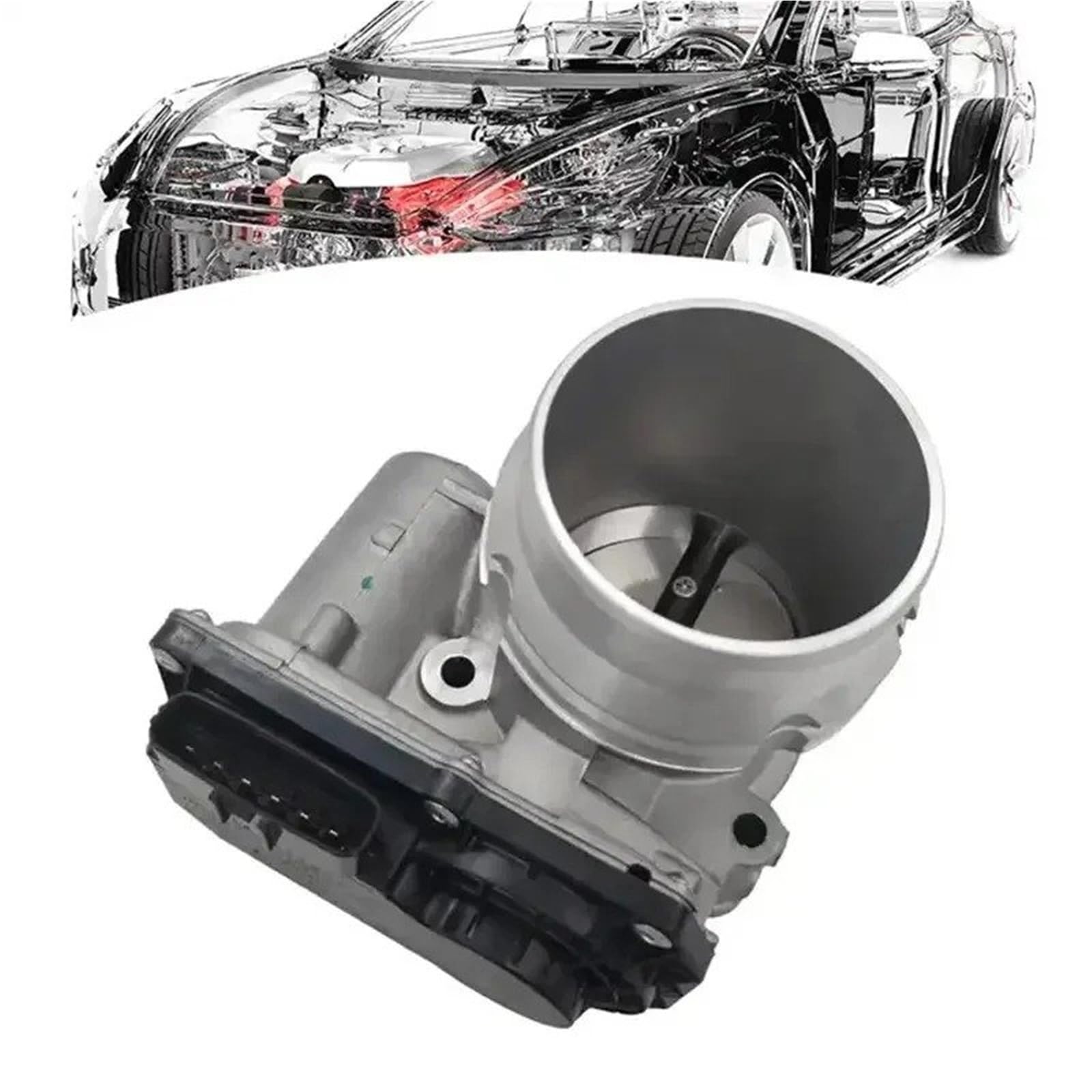 Drosselklappe Saugrohrstutzen Für Volvo Für S60 Für S90 V40 Für V60 V70 Für V90 XC40 Für XC60 1,5L 2,0L 2015-2021 Drosselklappengehäuse 31465575 31293930 31410411 31293736 Drosselklappenstutzen Steuer