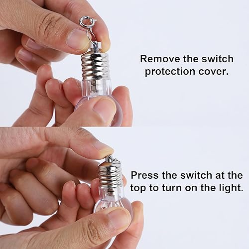 Miniatura 5 de Juegoal Gnomo de hadas para el hogar, ventana y puerta en miniatura con lámpara de arena para decoración de árboles, hadas que brillan en la