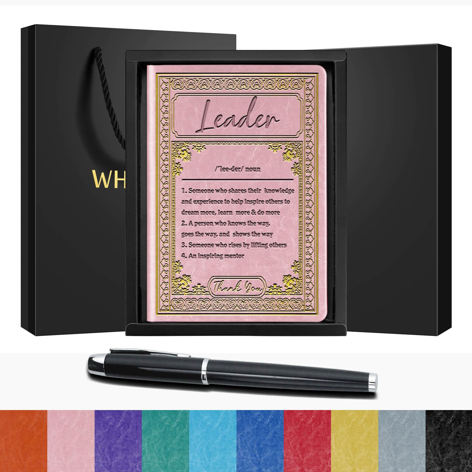WHLBHG carnet ligné rose et multicolore pour vos sessions d'écriture