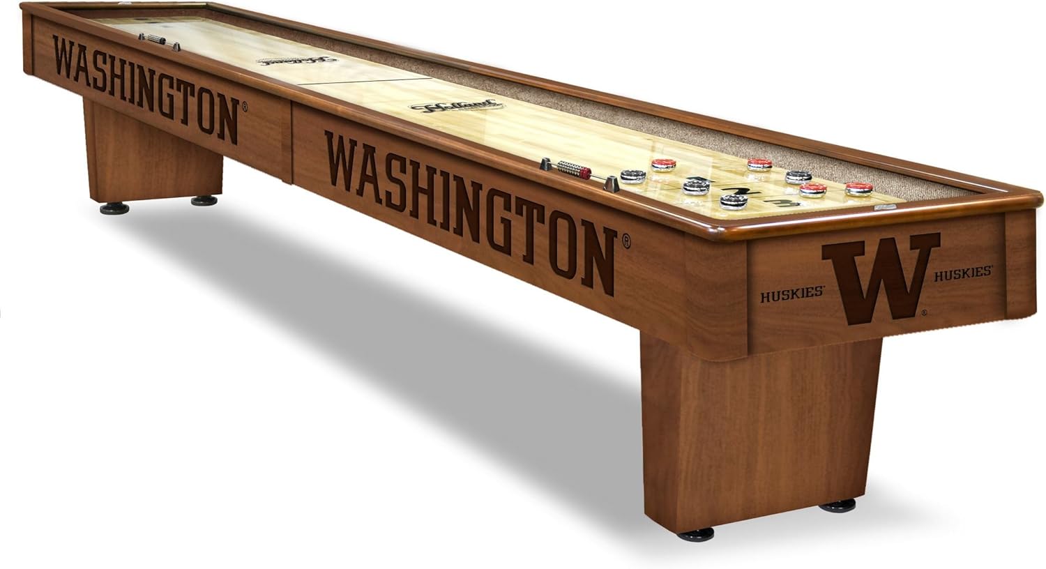 Officially Licensed Washington 12' Shuffleboard Table