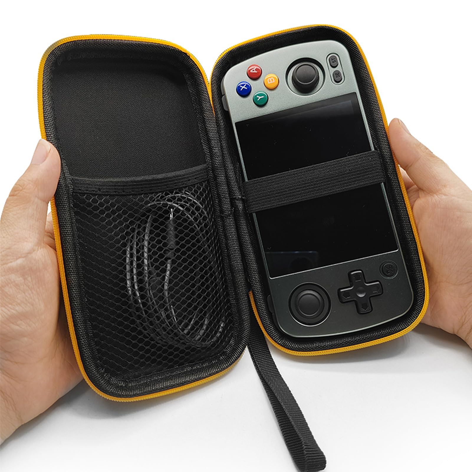 Yunseity Eva-Hartschale für die Handheld-Spielekonsole RG405M/RG351P/, Tragbare Tragetasche, Schützende Aufbewahrungstasche, Stoßfest