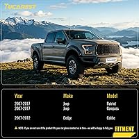 Vista 2 de TUCAREST Brazo de control superior trasero izquierdo derecho K641281 (enlace lateral) compatibles con 2007-2012 Do-dge Caliber /07-17 Je-ep Compass