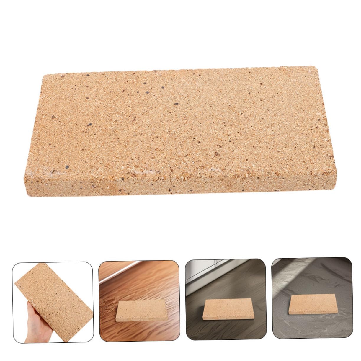 Refrattari in Argilla Resistenti Temperature Leggeri e Durevoli per Caminetti Barbecue e Isolanti per Stufa e Saldatura Gioielli Blocchi Ignifughi per Esterni