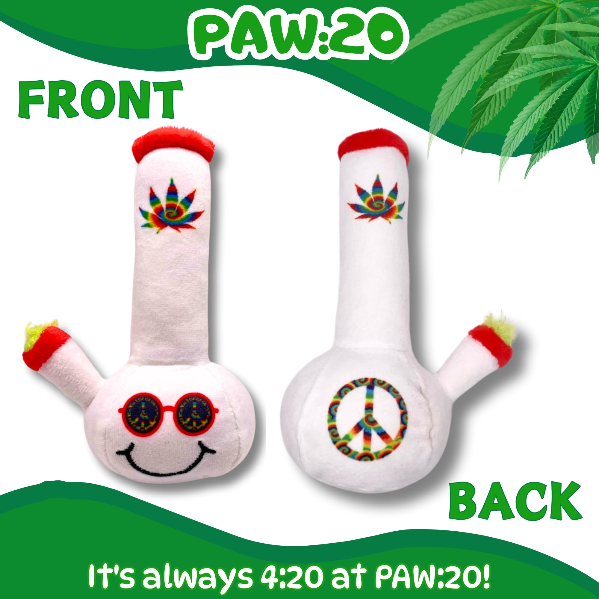 My Name is Lil Billie, Funny Weed Theme Catnip Toy, Cute Stuffed