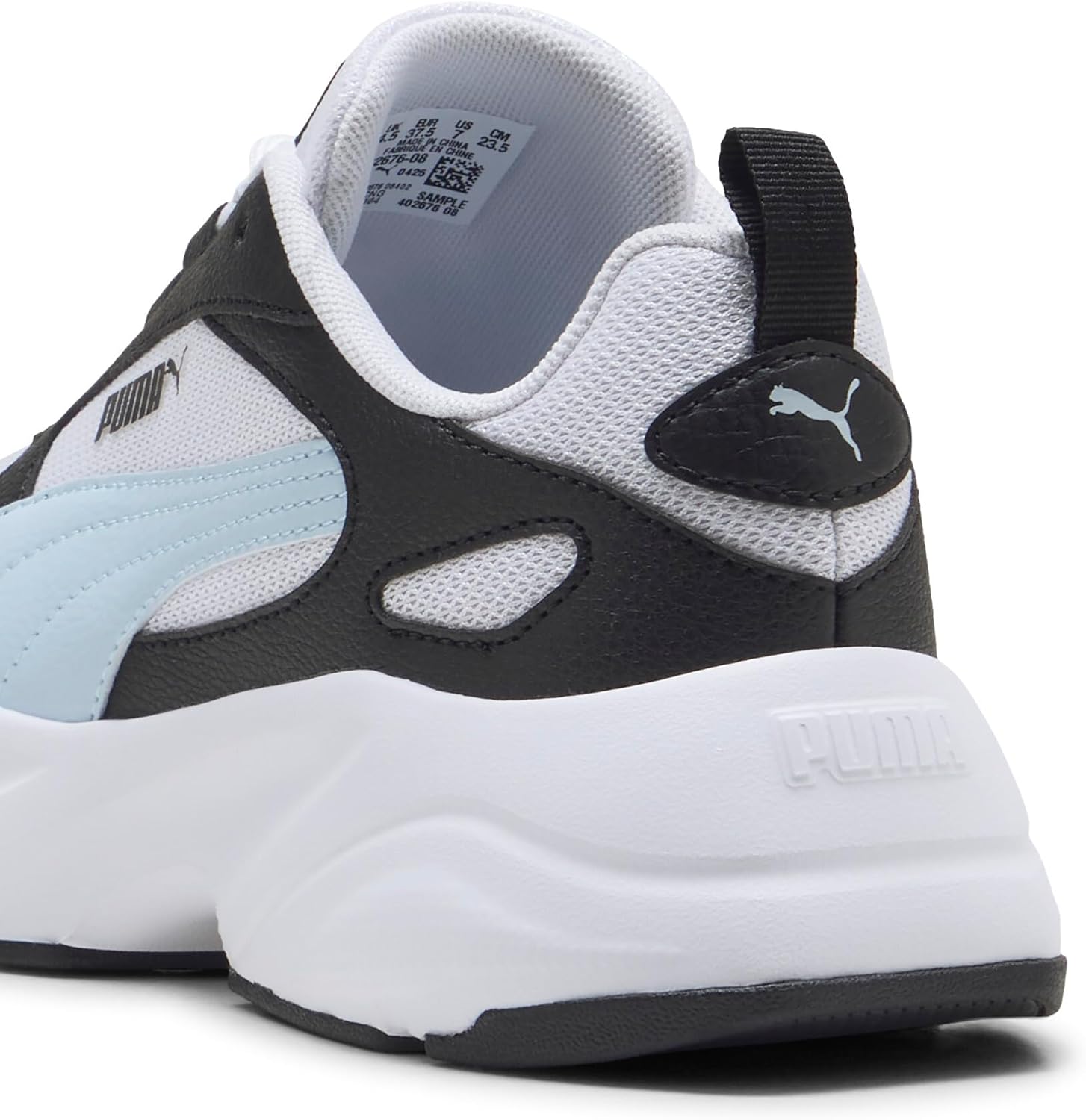 Puma White Aqua Glow Puma Black