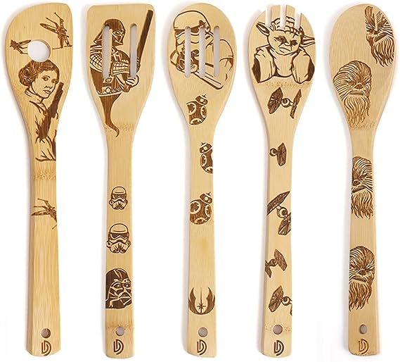 Star Wars: The Acolyte Cost $190 Million 8 71 QvCMvwNL. AC SX569 5 PCS Star War Burned Wooden Spoons Cooking Organic Spoons Turners Carved Spatulas Non-Stick for Cookware Kitchen Gadgets - Premium Quality Gifts for Housewarming and Wedding