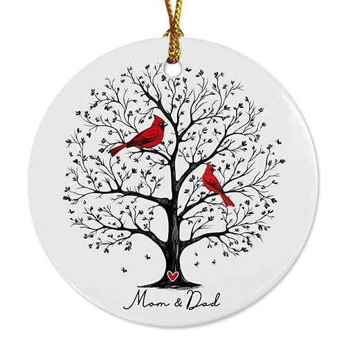 in Loving Memory Memorial Ornament, Cardinal Memorial Christmas Ornament, Keepsake