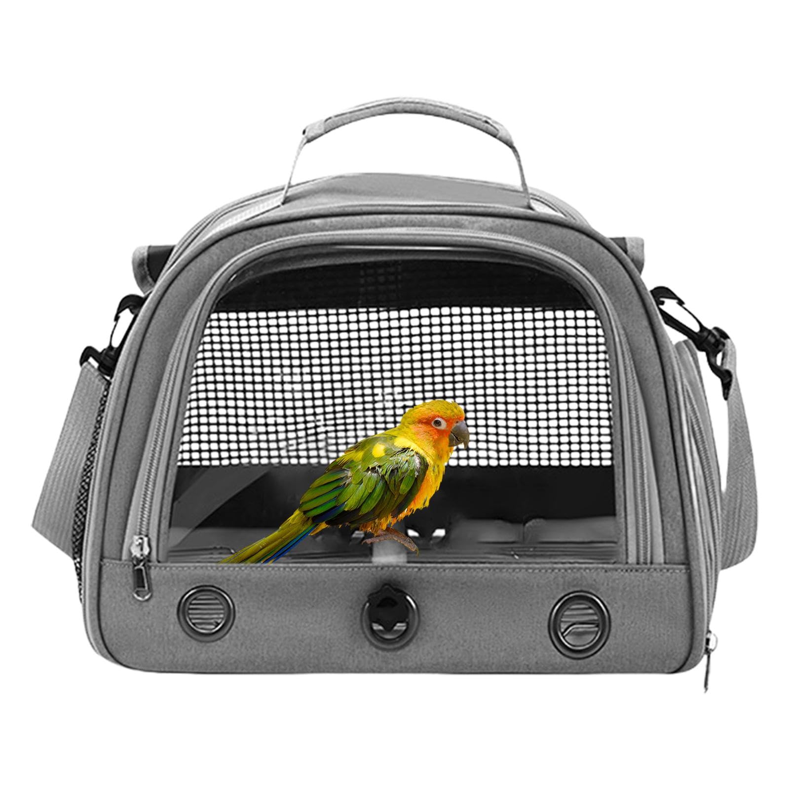 Sac de voyage pour perroquet et sac de transport respirant pour perruche mandarin
