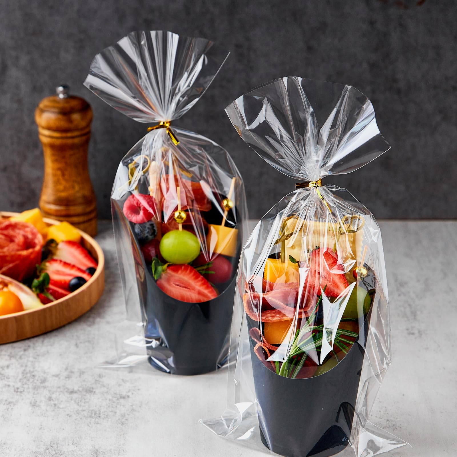 ZORRITA Lot De 50 Boîtes à Charcuterie En Papier Avec