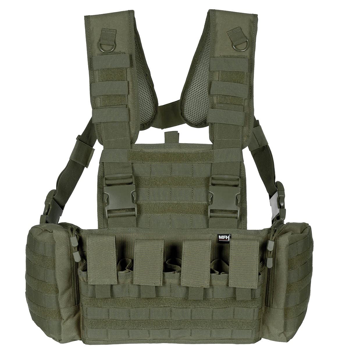 MFH Chest Rig Mission Olive, Olive, taille unique