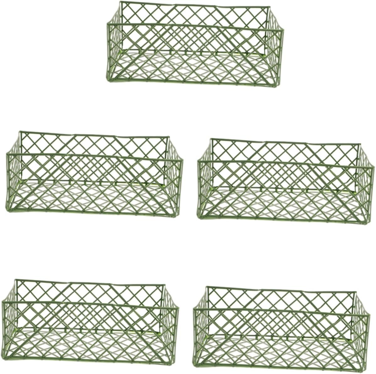 TEHAUX 25pcs Floral Cage Holders for Fresh Flower Arrangements Lightweight Mud Frames Practical Support for Home Decor Easy to Use and Replace