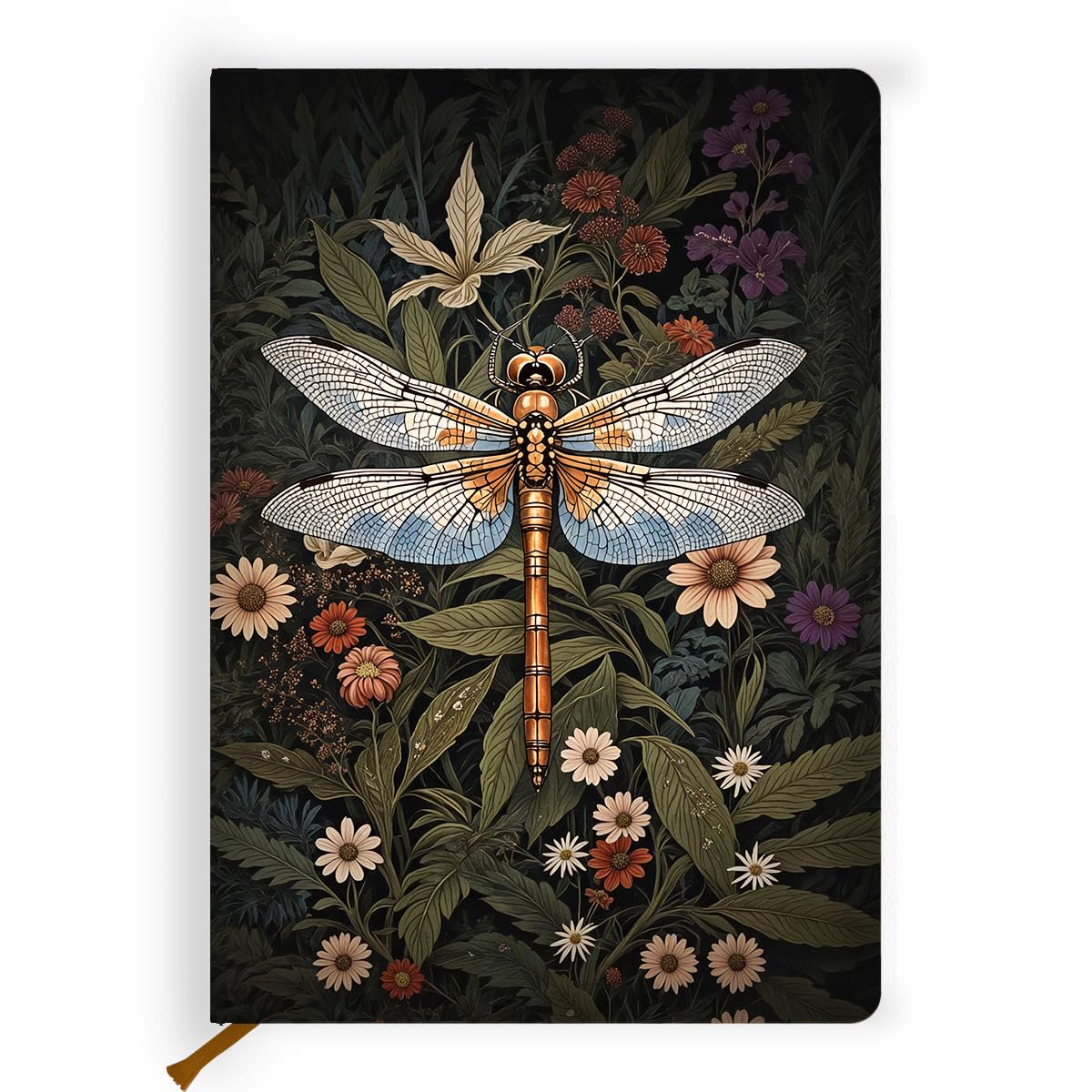 Carnet de notes A5 cottagecore vintage floral de 200 pages lignées - 7