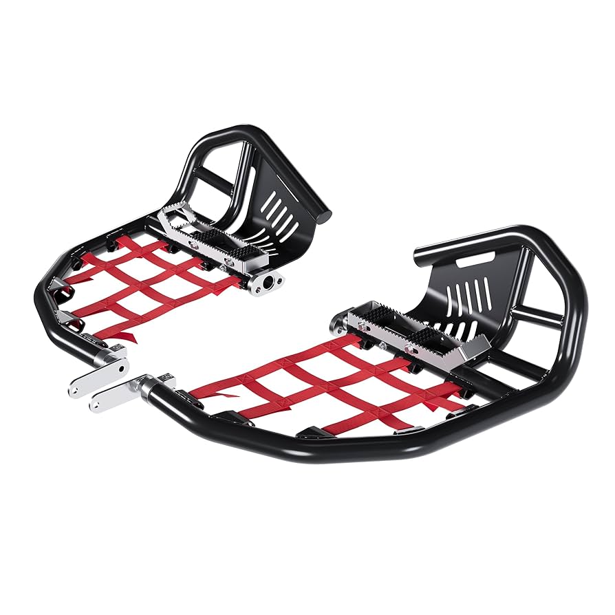 Amazon.com: KUAFU Nerf Bars Foot Peg Heel Guard Aluminum