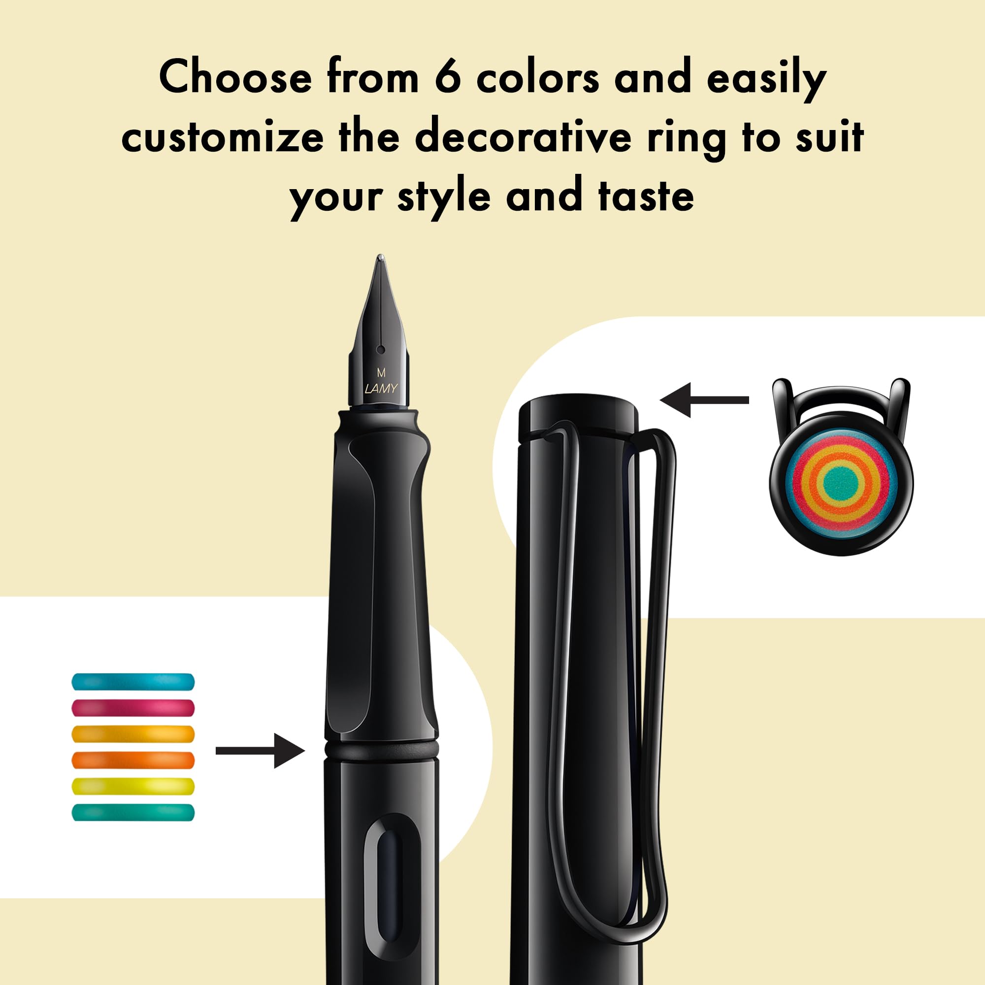 LAMY ブラック 万年筆 専用ケース付き Amazon | LAMY ラミー 万年筆セット サファリ オール Safari Multi