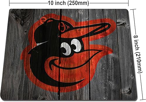 Miniatura 2 de Alfombrilla de mouse deportiva con diseño de grano de madera, alfombrilla de mouse con base de goma antideslizante para computadoras, laptop,