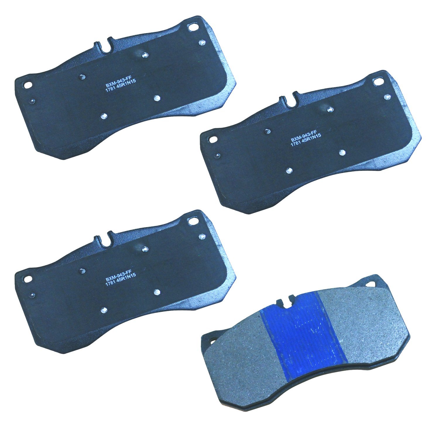 Bendix Premium SBM1781 Semi-Metallic Front Brake Pads for Audi A8 Quattro 2015, RS5 2021, RS5 Sportback 2021, RS7 2018, S8 2018-2017