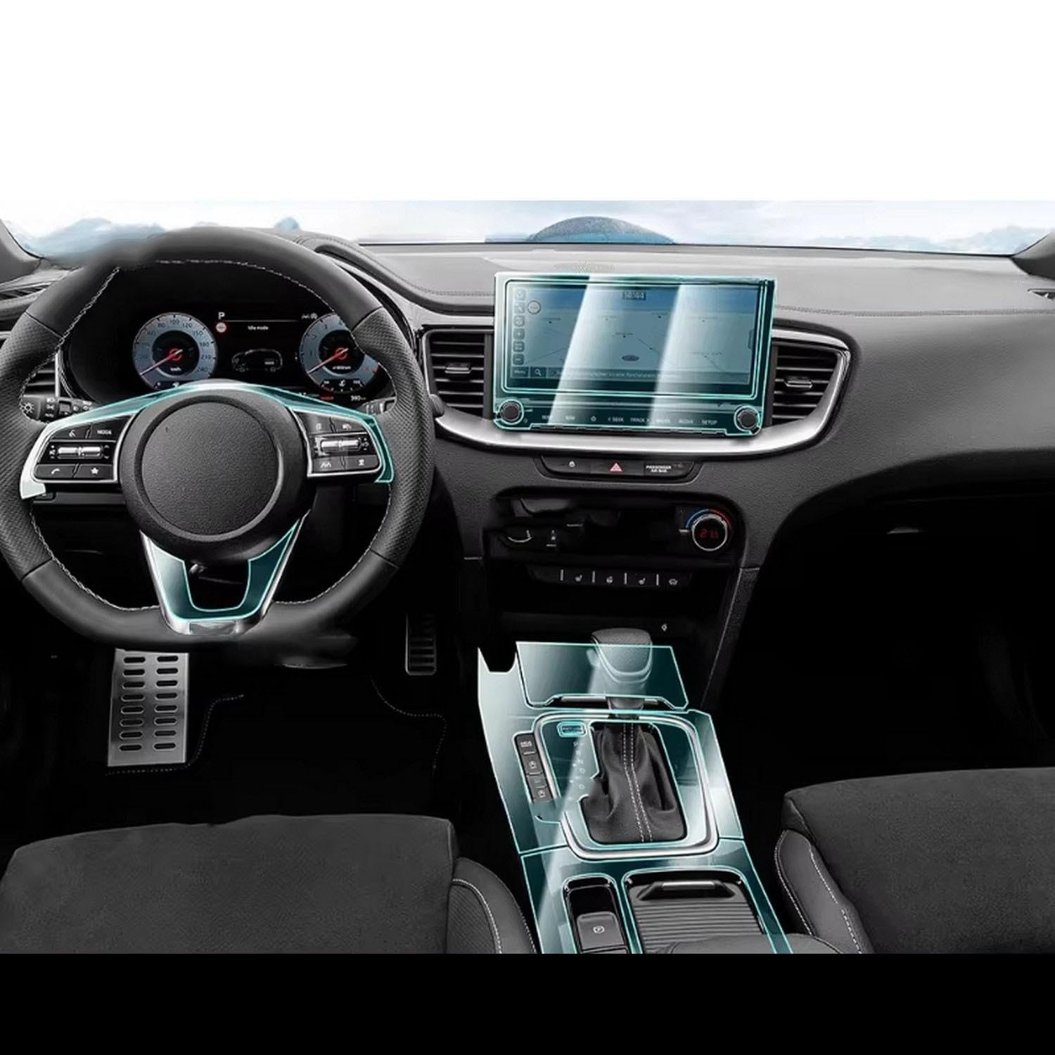 Film protection TPU KIA XCEED 2022-2024 écran navigation voiture