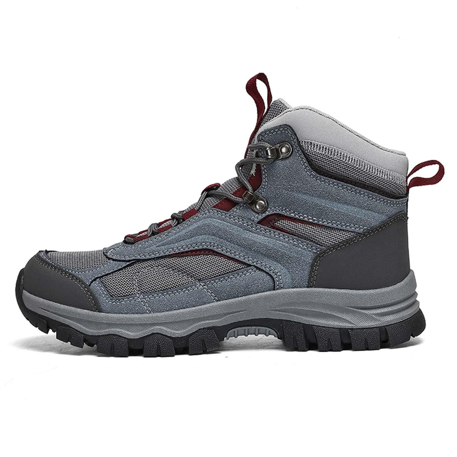 Chaussures de randonnée Homme idéales Camping Trekking Pleine Nature Montagne Grandes Sneakers Robustes polyvalentes Confort Outdoor