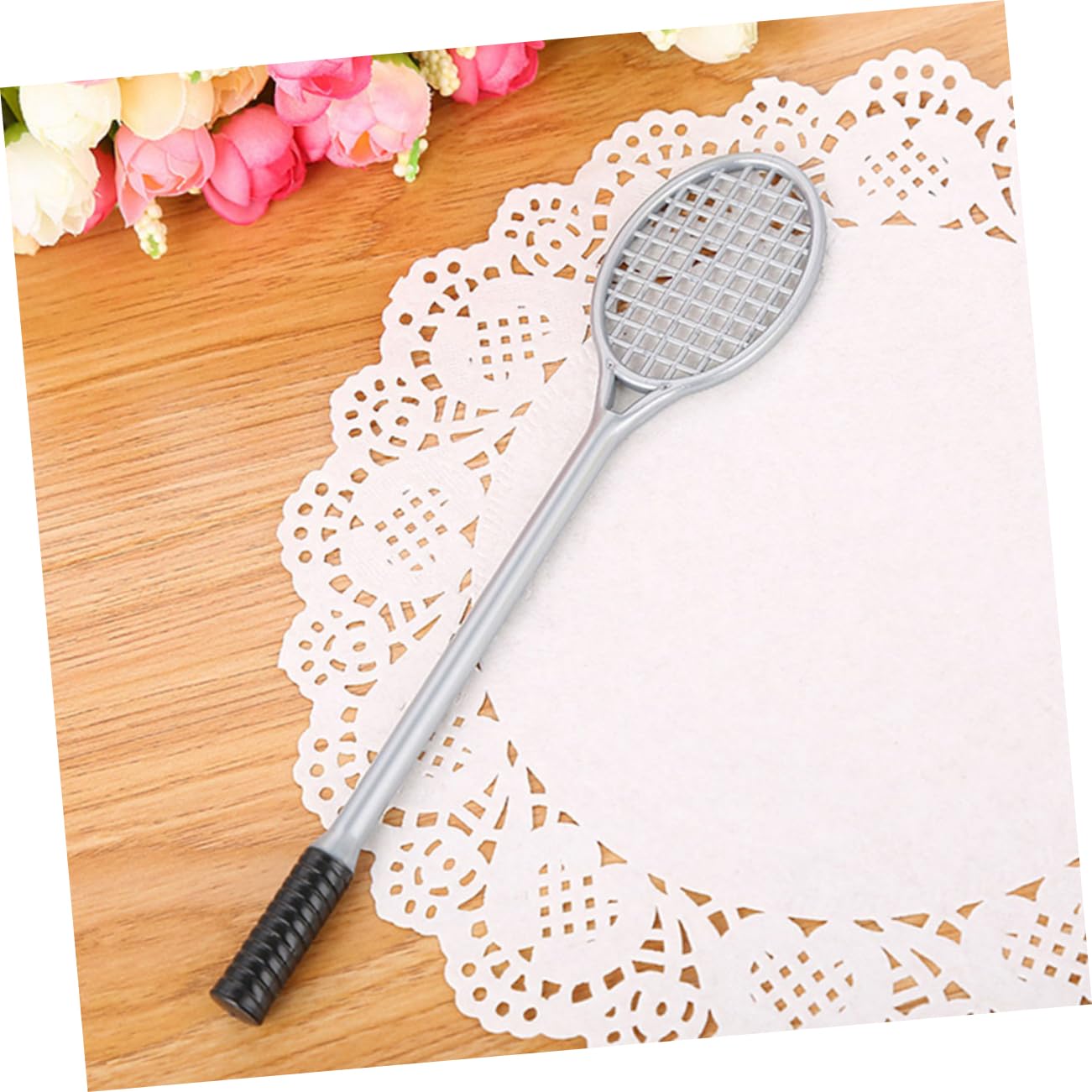 80pièces Stylo Gel Forme De Raquette Stylos Mignons à Encre Gel Pour École Et Bureau Pratique Et Amusant Pour Adultes