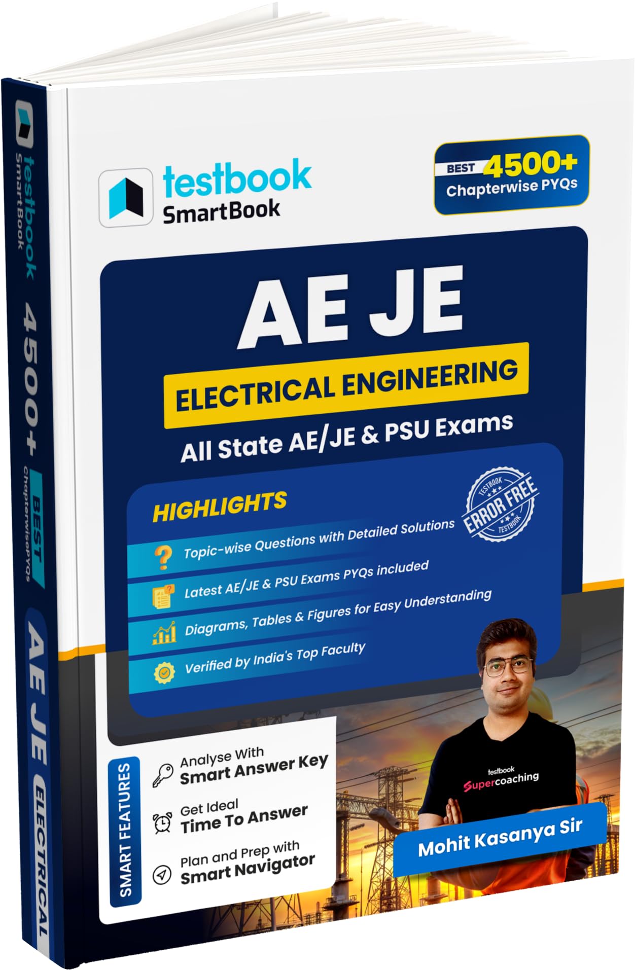 Electrical Engineering for AE JE Exams - Chapterwise Solved & Previous Year Papers Perfect Paperback – 15 August 2024