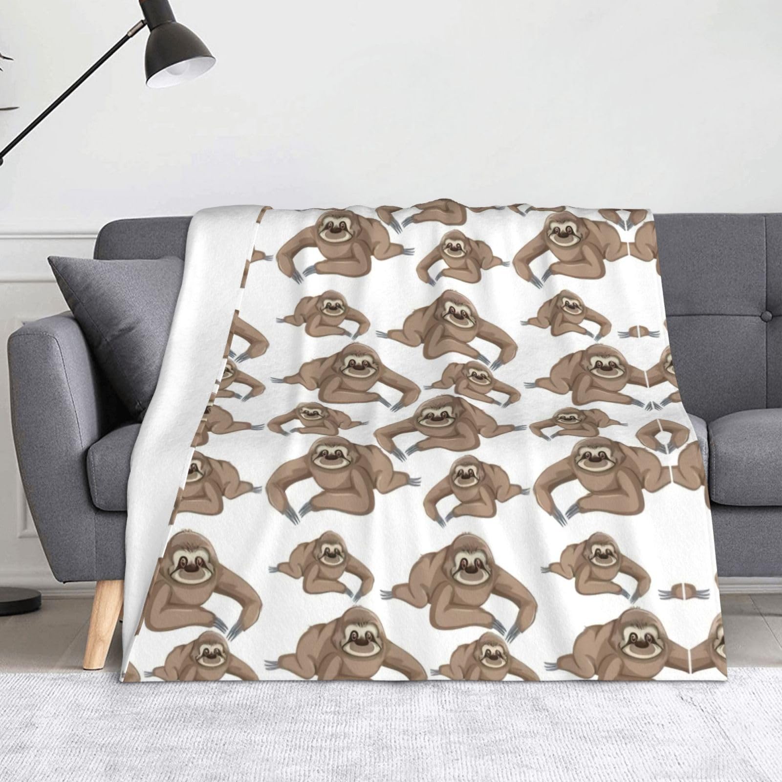 Couverture douce paresseux pour en finir avec le froid en camping et voyage