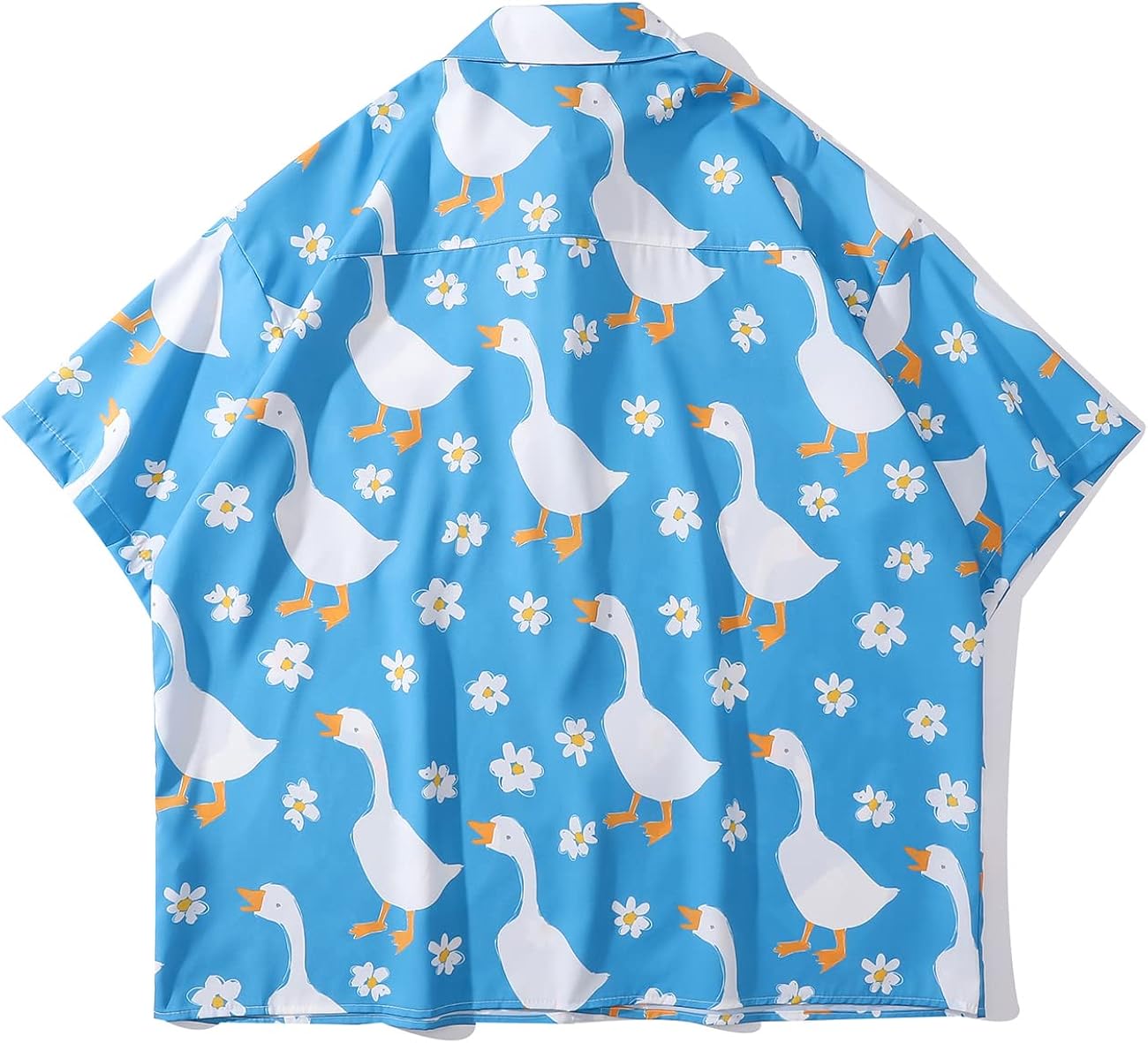 Aelfric Eden Oversized Graphic Printed Shirts Casual Button Down Short Sleeve Tees Summer Streetwear Tops : Clothing, Shoes & Jewelry