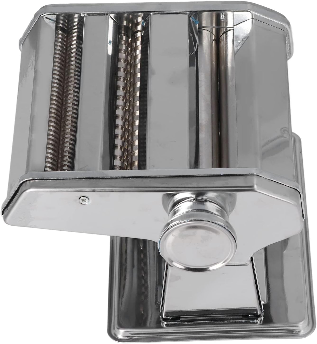 ZJchao Noodle Maker Pasta Maker Machine Manual Stainless Steel Hand Crank Pasta Pressing Dough Sheeter for Lasagna Spaghetti Ravioli Vermicelli Home Kitchen Use 2388g