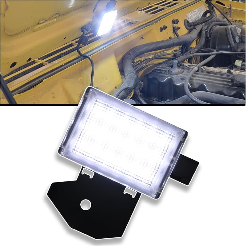 Luz LED para capô ULTRALTH 6000K com conector OEM 68395126AA para Dodge Ram, Jeep e Chrysler – 1 unidade