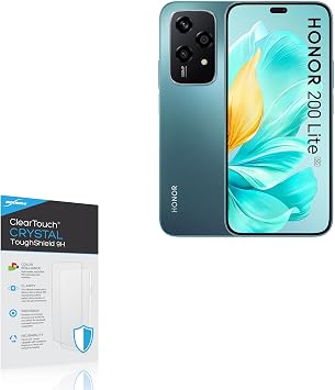 BoxWave Screen Protector Compatible with Honor 200 Lite - ClearTouch Crystal ToughShield 9H 2-Pack, Clear 9H Tough Flexible Film Screen Protector