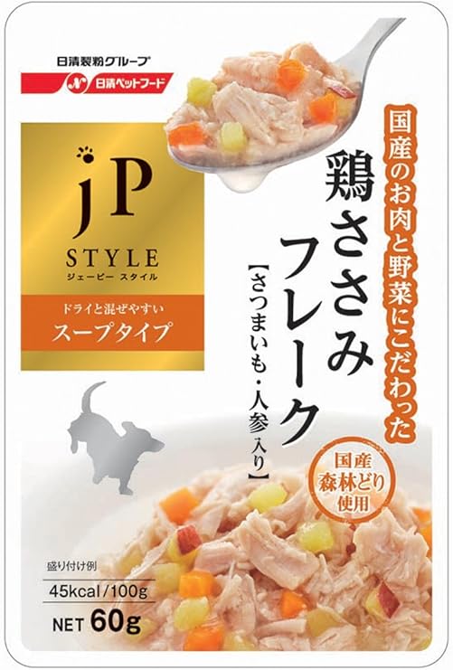 Amazon ジェーピースタイル ドッグフード 和の究み 犬用レトルト 国産ささみフレーク さつまいも 人参入り 60グラム X 12 まとめ買い ジェーピースタイル ウェット 通販