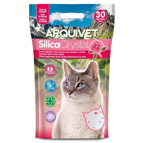 Arquivet Arena Gato Silica Crystal - Aroma Rosas - Capacidad: 3,8 L
