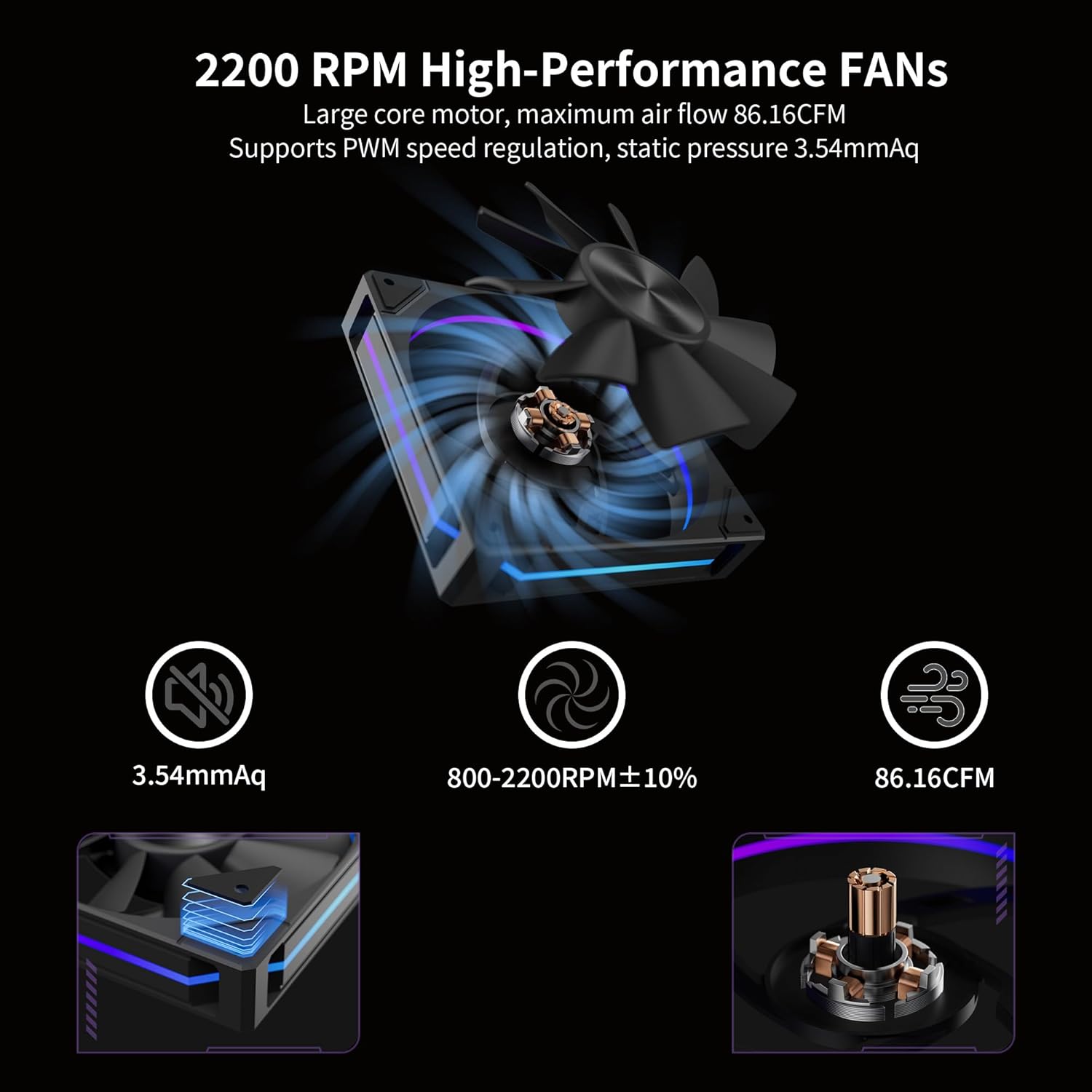 Exploded view of Ant Esports Glacius 360D pump block components