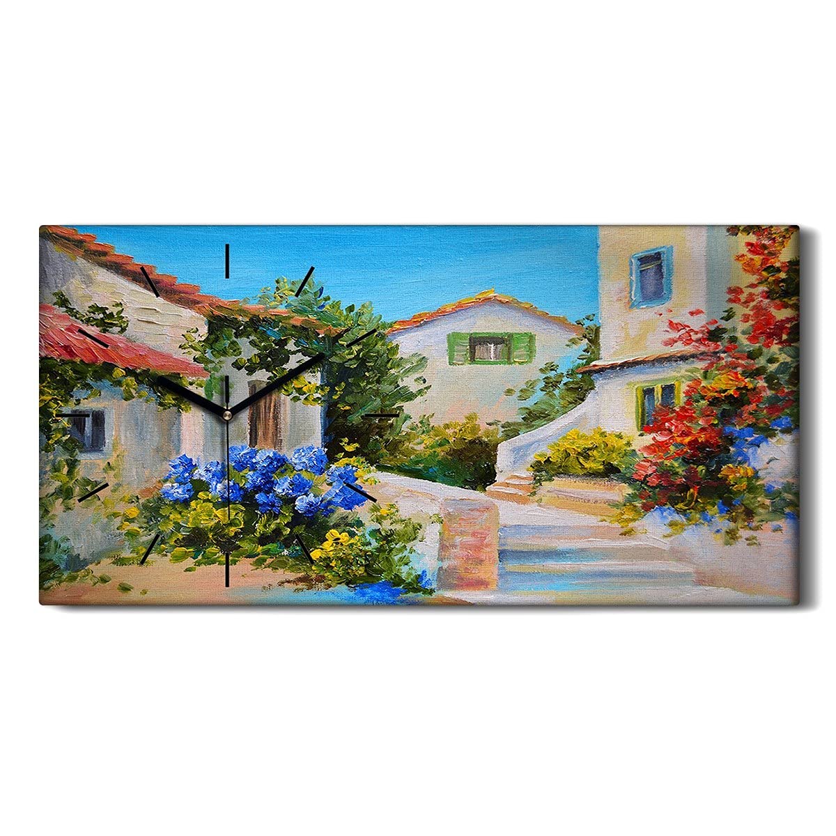 Horloge sur Toile sans Bruit pour Retrouver le Silence dans la Chambre