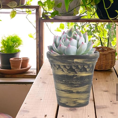 Miniatura 2 de EXCEART Decoración para el hogar, maceta para plantas para el hogar, suculentas, maceta, cactus maceta, macetas para plantas, maceta en forma de