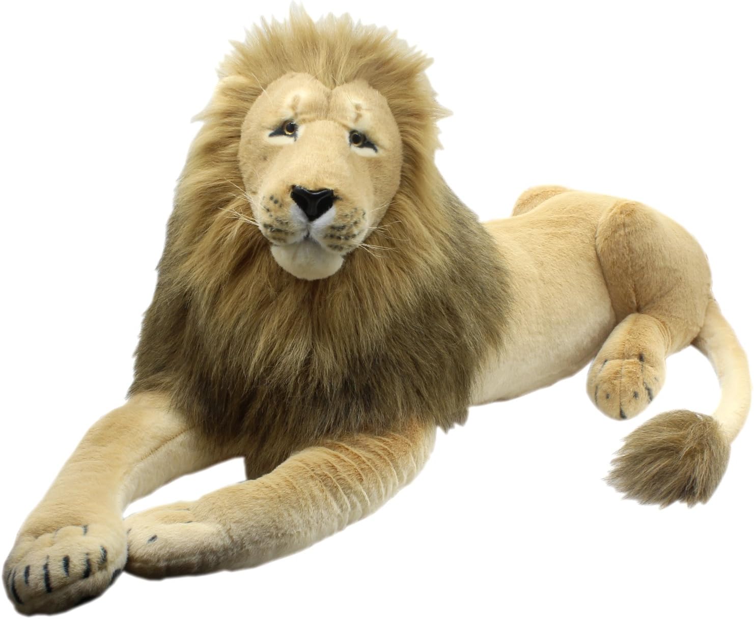 TAGLN Giant Stuffed Animals Lion Toys Plush Lifelike 45 Inch