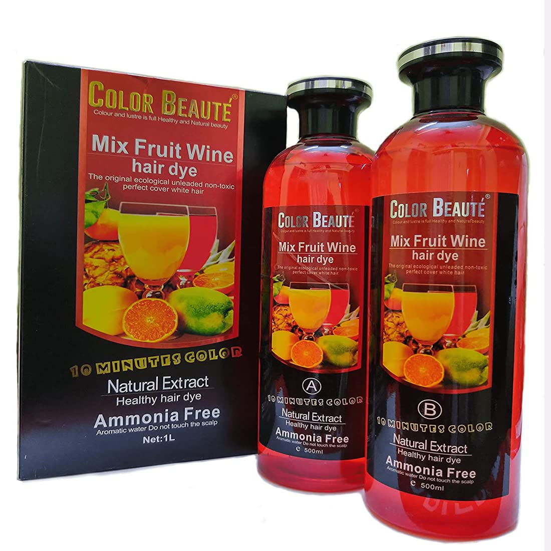 Buy COLOR BEAUTE MIX FRUIT WINE HAIR COLOR GEL 1000ml Online at Low