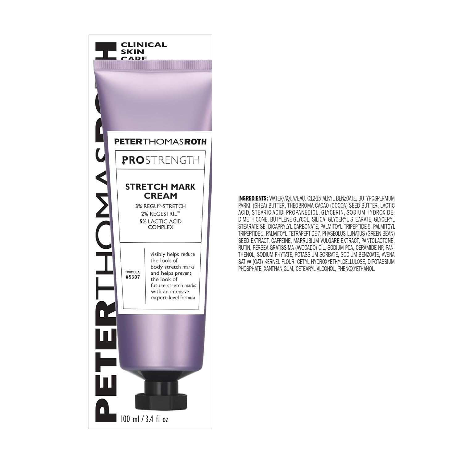 Peter Thomas Roth | PRO Strength Stretch Mark Cream, Treatment For Body Stretch Marks, Uneven Tone and Texture, Moisturizing Stretch Mark Cream - Image 2