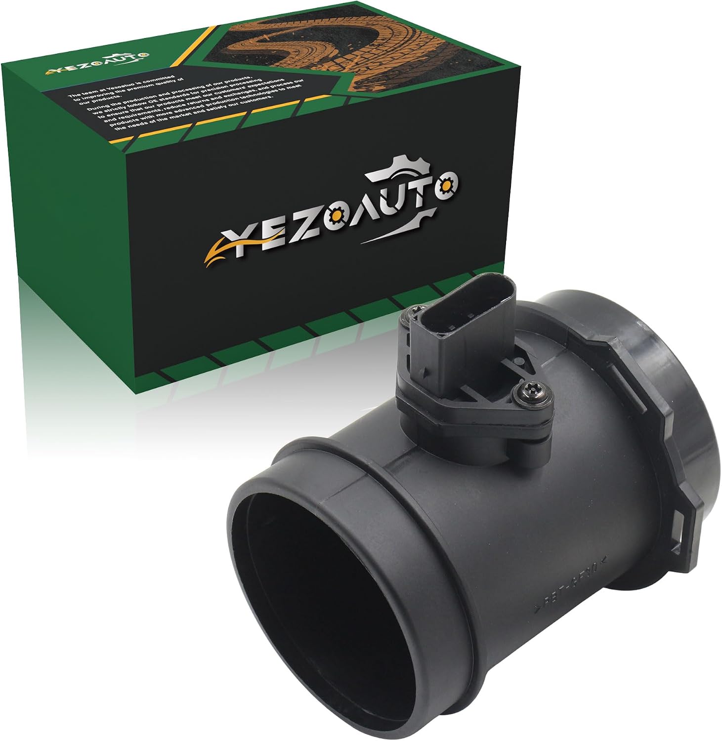 Mass Air Flow Sensor for BMW X5 E39 E60 00-06 / 540i E39 E60 99-03 / 740i 740iL E38 99-01 / Z8 E52 2003 & Land Rover Range Rover 03-05 V8 Engine Replaces OE# 13621433567 0280217814