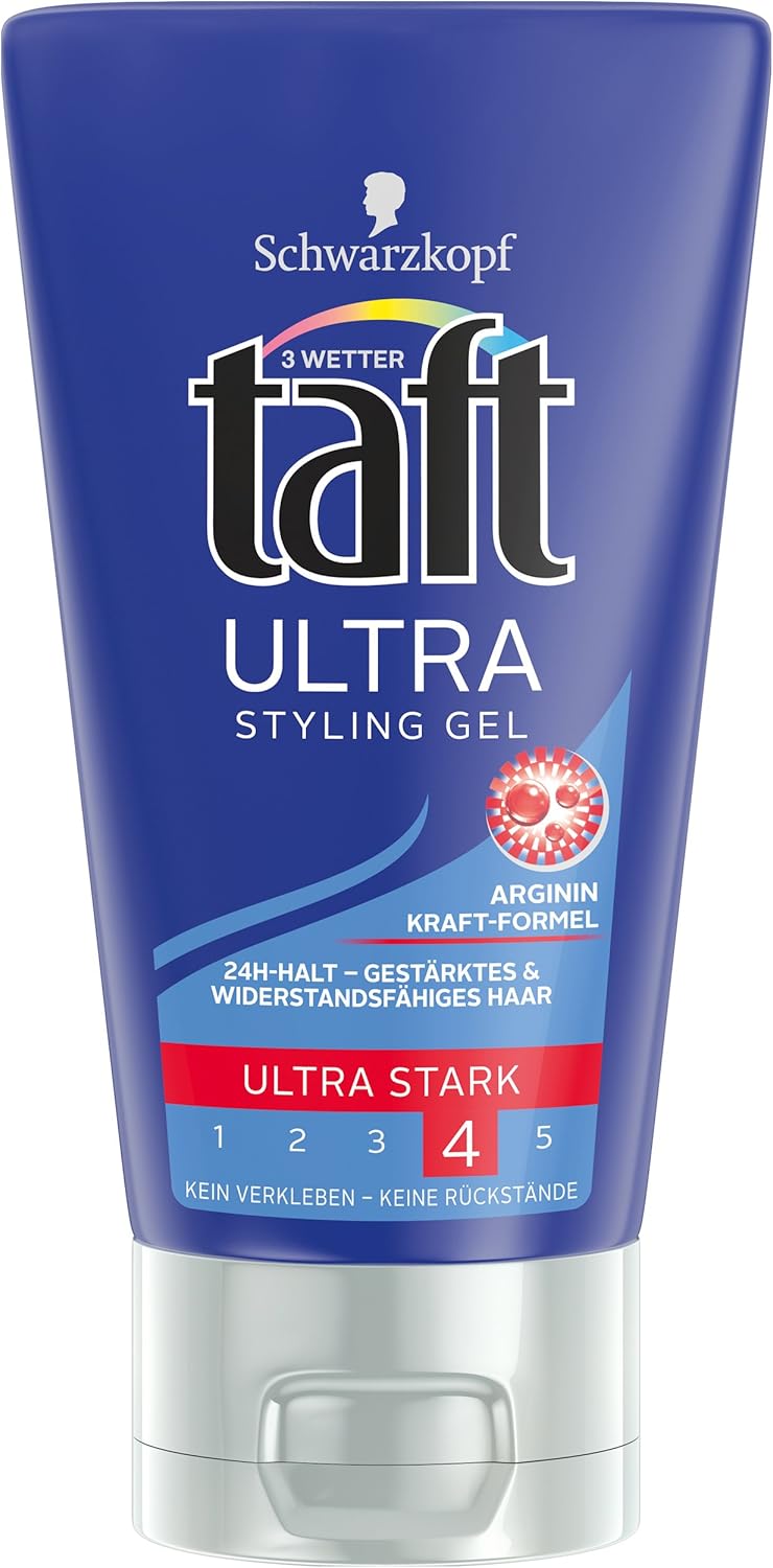 3 Wetter Taft Ultra Designer Spray Gel Schwarzkopf 3 Wetter Taft ultra Styling Gel, ultra starker Halt, 5er