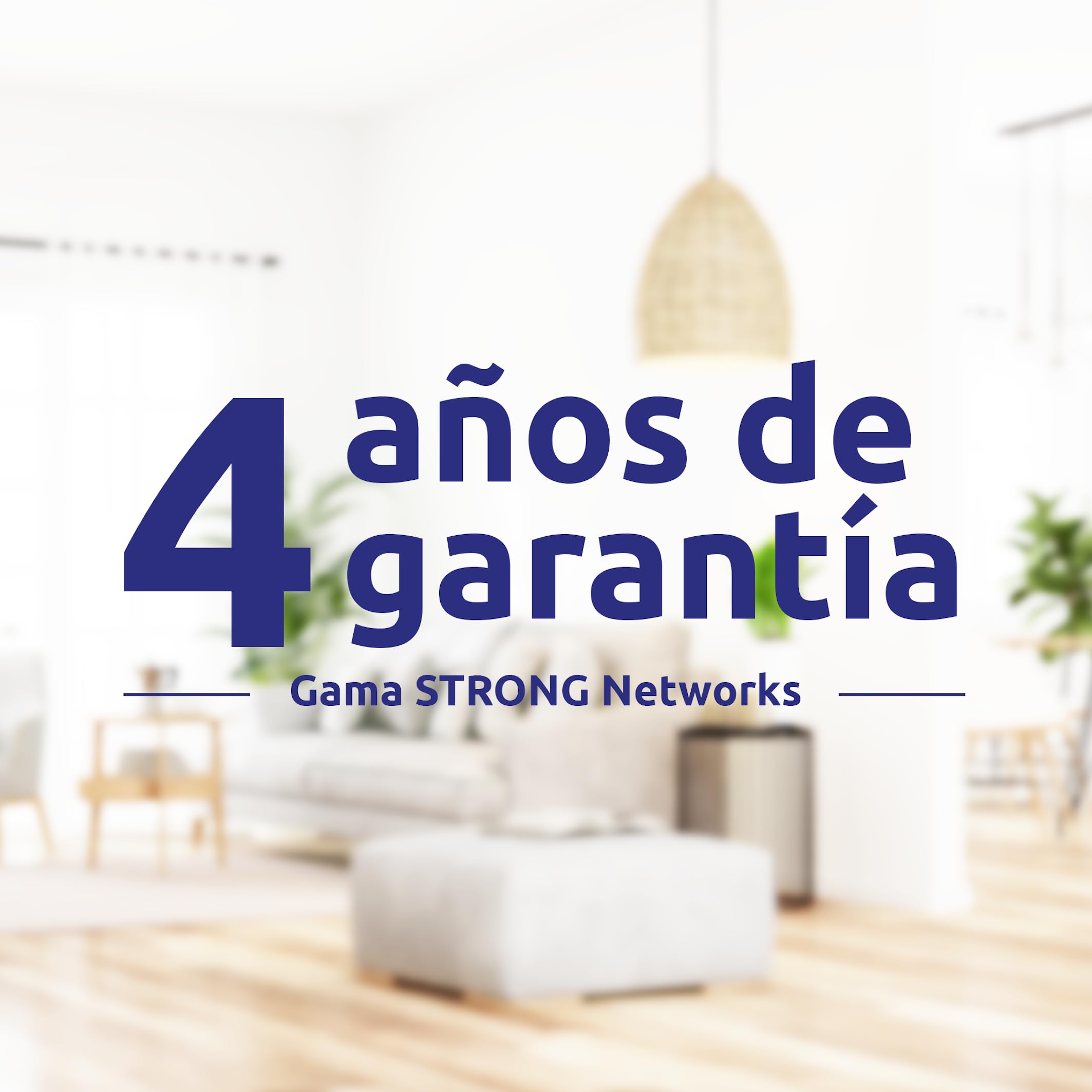 STRONG Router WiFi 4G LTE 300M 150 Mbps 300 Mbps Puerto RJ45 Antenas Desmontables Blanco