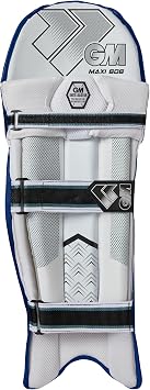 GM | Cricket Batting Pads | Maxi 606 | Traditional Cotton & Cane | 1 Pair | Navy | Gunn & Moore