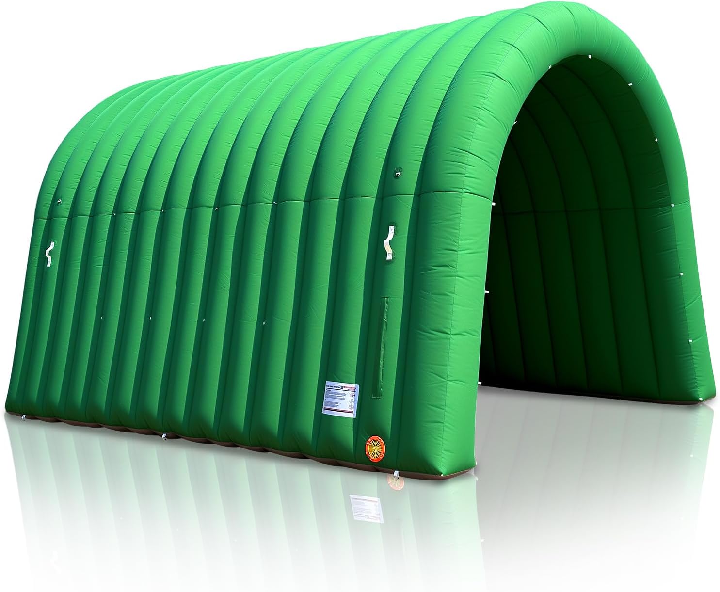 16x10x10Ft Inflatable Sports Tunnel Entrance with Built-in Blower – Advertising & Event Archway for Exhibitions, Shops, Supermarkets & Schools (Green)