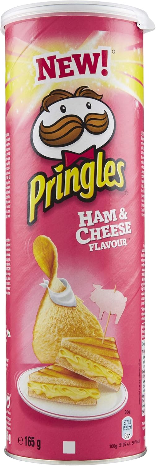 Ham Cheese Chips Pringles Ham & Cheese Total Weight 165 Grams