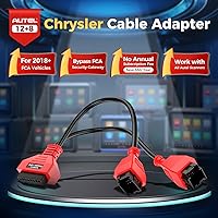 Vista 2 de Autel Adaptador original OBD2 12+8 para Chrysler OBD II, protocolo de pasarela de cable de derivación, derivación de seguridad universal 12 8